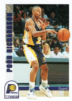 1992-93 Hoops #398 Pooh Richardson Front