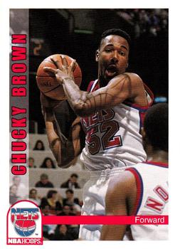1992-93 Hoops #427 Chucky Brown Front