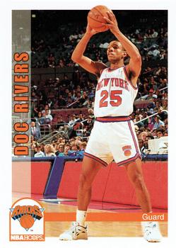 1992-93 Hoops #437 Doc Rivers Front