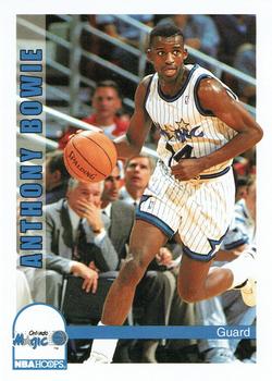 1992-93 Hoops #439 Anthony Bowie Front