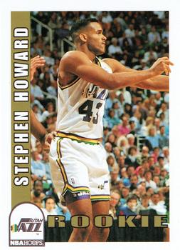 1992-93 Hoops #473 Stephen Howard Front