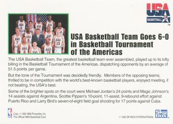 1992-93 Hoops #NNO USA Basketball Team Back