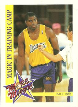 1992-93 Hoops - More Magic #MM1 Magic Johnson Front