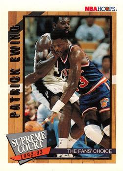 1992-93 Hoops - Supreme Court #SC4 Patrick Ewing Front