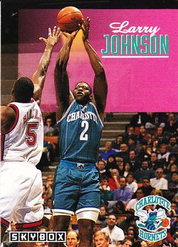 1992-93 SkyBox #25 Larry Johnson Front
