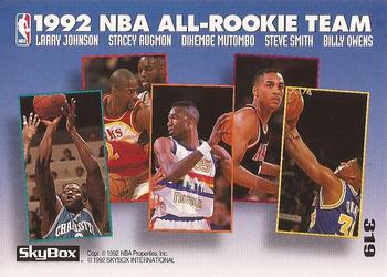 1992-93 SkyBox #319 Larry Johnson Back