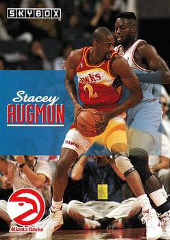 1992-93 SkyBox #1 Stacey Augmon Front