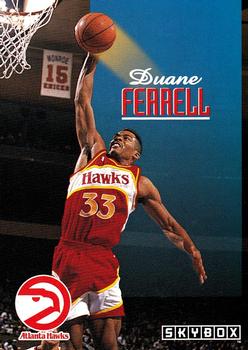 1992-93 SkyBox #3 Duane Ferrell Front