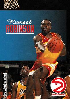 1992-93 SkyBox #7 Rumeal Robinson Front