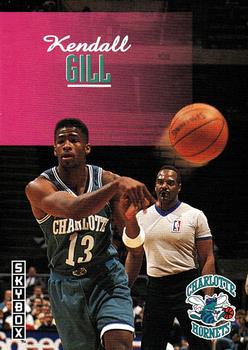 1992-93 SkyBox #22 Kendall Gill Front