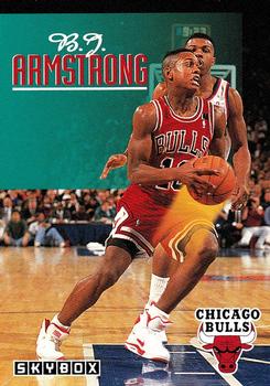 1992-93 SkyBox #28 B.J. Armstrong Front