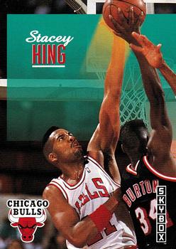 1992-93 SkyBox #32 Stacey King Front