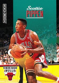 1992-93 SkyBox #35 Scottie Pippen Front