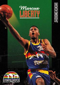 1992-93 SkyBox #61 Marcus Liberty Front