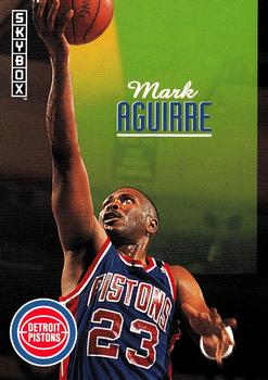 1992-93 SkyBox #66 Mark Aguirre Front