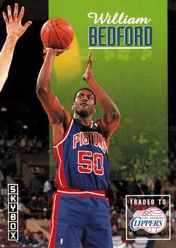 1992-93 SkyBox #67 William Bedford Front
