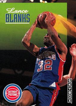 1992-93 SkyBox #68 Lance Blanks Front