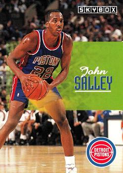 1992-93 SkyBox #72 John Salley Front
