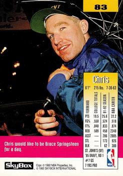 1992-93 SkyBox #83 Chris Mullin Back