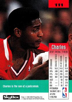 1992-93 SkyBox #111 Charles Smith Back