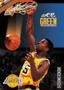 1992-93 SkyBox #115 A.C. Green Front