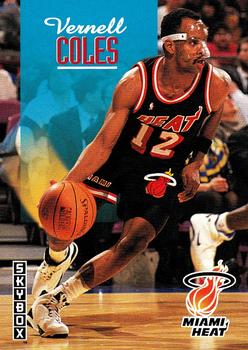 1992-93 SkyBox #124 Vernell Coles Front