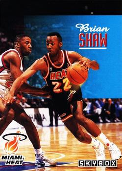 1992-93 SkyBox #130 Brian Shaw Front