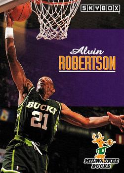 1992-93 SkyBox #139 Alvin Robertson Front