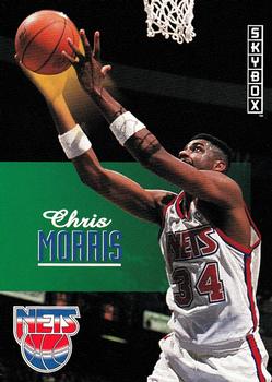 1992-93 SkyBox #158 Chris Morris Front