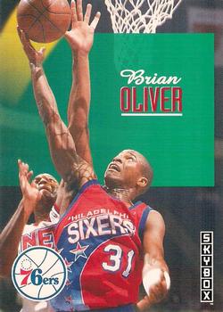 1992-93 SkyBox #185 Brian Oliver Front