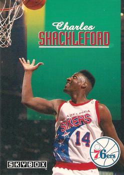 1992-93 SkyBox #186 Charles Shackleford Front