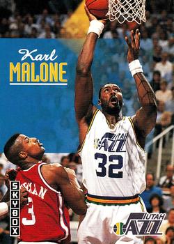 1992-93 SkyBox #242 Karl Malone Front