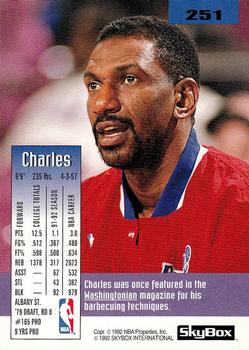 1992-93 SkyBox #251 Charles Jones Back