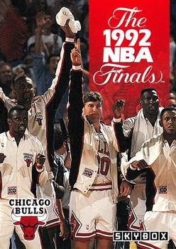 1992-93 SkyBox #318 The 1992 NBA Finals Front