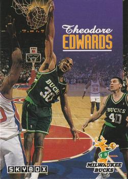 1992-93 SkyBox #364 Theodore Edwards Front