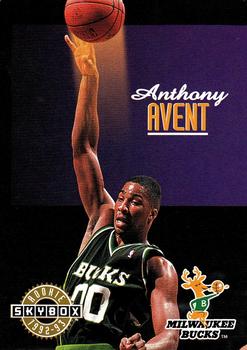 1992-93 SkyBox #368 Anthony Avent Front