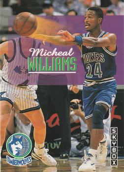 1992-93 SkyBox #372 Micheal Williams Front