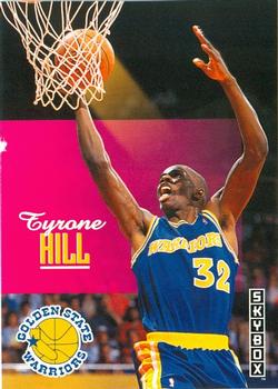 1992-93 SkyBox #80 Tyrone Hill Front