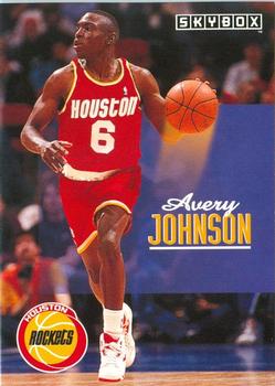 1992-93 SkyBox #87 Avery Johnson Front