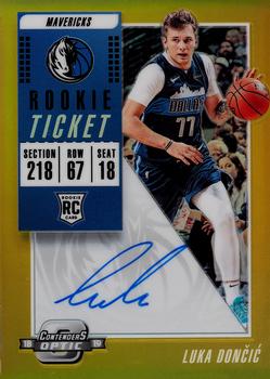2018-19 Panini Contenders Optic - Gold #128 Luka Doncic Front