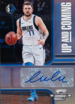 2018-19 Panini Contenders Optic - Up and Coming Contenders Autographs #UC-LDC Luka Doncic Front