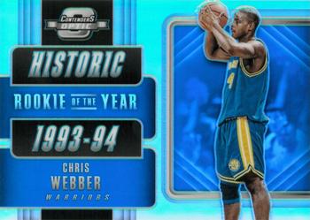 2018-19 Panini Contenders Optic - Historic Rookie of the Year #10 Chris Webber Front