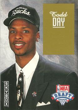 1992-93 SkyBox - Draft Picks #DP8 Todd Day Front