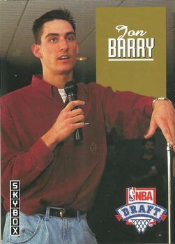 1992-93 SkyBox - Draft Picks #DP21 Jon Barry Front