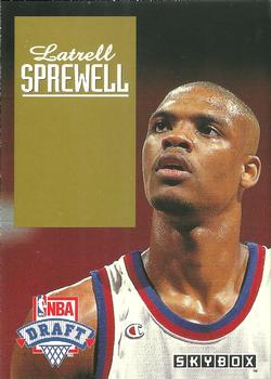 1992-93 SkyBox - Draft Picks #DP24 Latrell Sprewell Front