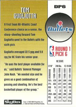 1992-93 SkyBox - Draft Picks #DP6 Tom Gugliotta Back