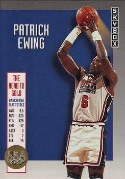1992-93 SkyBox - Olympic Team #USA8 Patrick Ewing Front