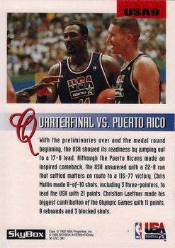 1992-93 SkyBox - Olympic Team #USA9 Christian Laettner Back