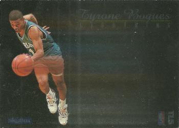 1992-93 SkyBox - Thunder and Lightning #TL5 Larry Johnson / Tyrone Bogues Back