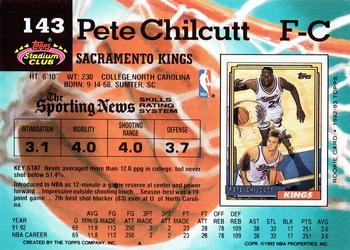 1992-93 Stadium Club #143 Pete Chilcutt Back